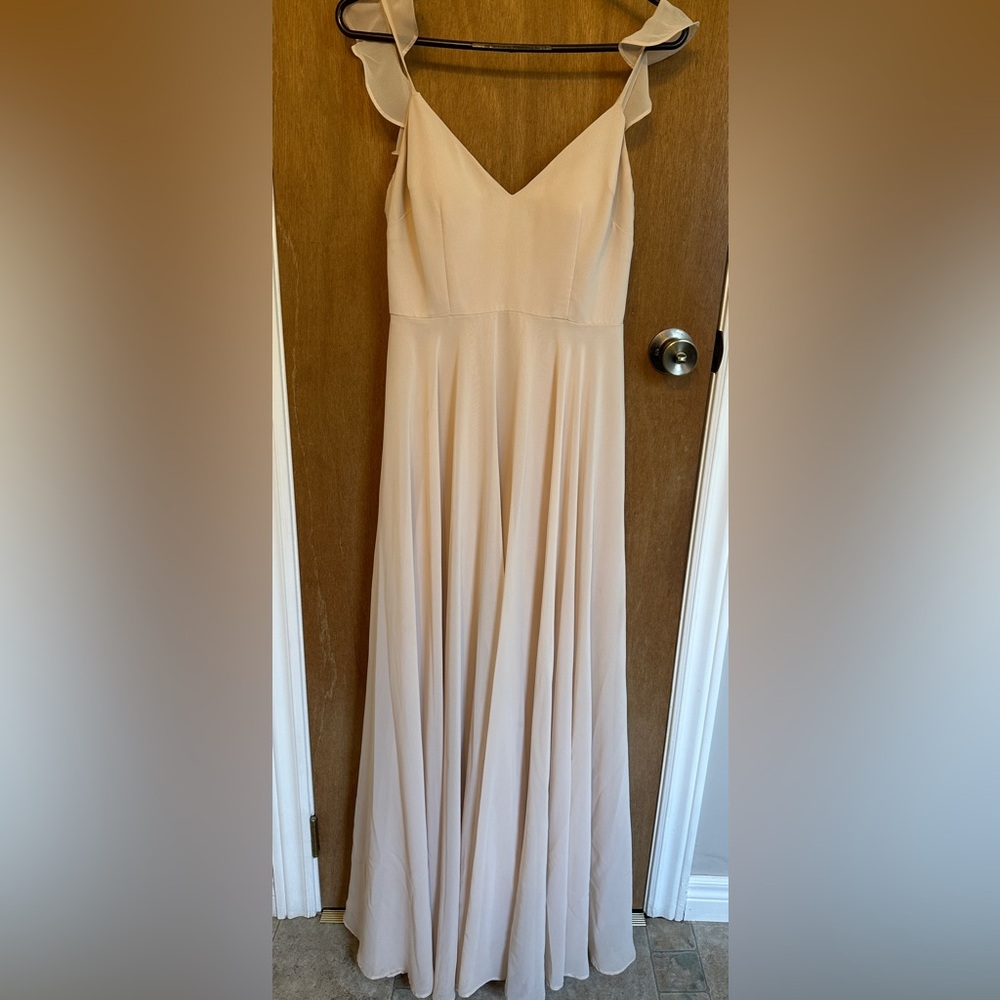 Blush Bridesmaids Dress - Picture 3 of 4